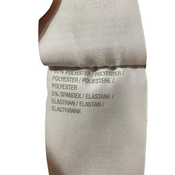 Susan Graver Navy Blue White Elastic Waist Mid length Skirt - Picture 4 of 4